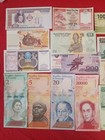 Unc Lot Of 15 Different Foreign Paper Money Banknotes World Currency
