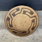 Vintage Antique Pakistan Coil Native American Hand Woven Geometric Basket 8   x2   
