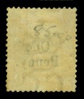 British Colonies - Bermuda 1875 Victoria - Surch  - 1p On 3p Buff  Sc  14 Unused