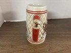 Budweiser 1985  a  Series Winter Holiday Clydesdales Collector Beer Stein Mug