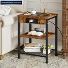 Dumos 15 7  Small 11 d X 15 w X 21 7 h without Drawer  2 Pack   Rustic Brown