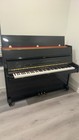 Henry F Miller Upright Piano Ebony Black Finish 88 Keys 3 Pedals