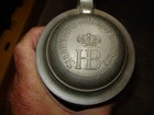 Vintage Staatl  Hofbrauhaus Munchen 1 Liter Beer Stein Very Good Condition W lid