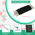 Black Floral Wire Vine Bind Rustic Wrapping For Diy    