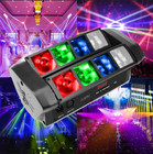 8led Rgbw Laser Spider Beam Moving Head Stage Lighting Dmx Dj Party Disco Lights