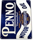 Penno Motor Oil Logo Gas Garage Retro Vintage Rustic Wall Decor Large Metal Sign