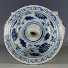 Old Chinese Blue And White Porcelain Qing Dynasty Hand Painted Jar Pot Collect