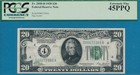  20  1928- Cleveland  Numeral  4   Green Seal Frn Pcgs Xf45ppq