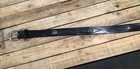 Santa Fe Leather Co Black Western Belt With 925 Sterling Silver Studded   Buckle