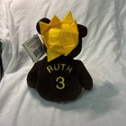 Salvino s Bamm Beano s Plush Beanbag Bear Crown Tag Mpn 60 1927 Vintage