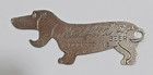 Vtg Medford Lager Beer Figural Dog Bottle Opener Wis Wi Wisconsin 1930 s