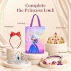 Princess Dress Up For Girls 3-8  4 Princess Outfits With Jewelry  Princess Role