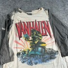 Vintage Van Halen Shirt Mens Small White 80s Raglan Band Tour 1988 Concert Ape