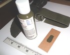 2 Oz Olive Drab Leather   Canvas Dye Permanent Military army Gear Dk Green Paint