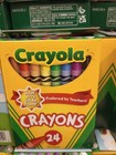 10 Packs - Crayola 24 Count Box Assorted Color Crayons  Non-toxic - New In Packs