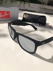 Ray Ban Justin Polarized Rb4165 622 t3 Black Water Silver 54mm Sunglasses