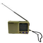 Bell Howell 9 Band World Receiver Radio Mw sw 1-7 Portable Am fm tv mw sw Tested