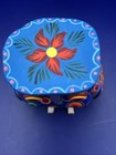 Signed Victorino Sosa Vicente Owl Hand Painted Wooden Folk Art Mexico Folk Art