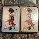 Anheuser Busch Brewing Classic Playing Cards 2 Decks Tin Case 1991 Budweiser