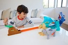 Shark Beach Battle Play Set For Hot Wheels City - Multicolor Race Track Fun