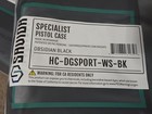Savior Specialist Series Obsidian Black Double Pistol Bag Case Magazine Holder 