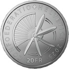 2025 Switzerland 20 Franc Fine Silver Bu Coin - Pioneers Of Swiss Aviation