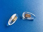 New Gold Gucci Replacement Silicone Nose Pads For Sunglasses Eyeglasses Screw-in