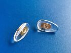 New Gold Gucci Replacement Silicone Nose Pads For Sunglasses Eyeglasses W screws