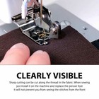 Side Cutter Overlock Presser Foot Tool For Brother Singer Janome Sewing Machine