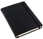 Rhodia Dot Grid Webnotebook 5 5 X 8 25 Black Leatherette Cover 118769