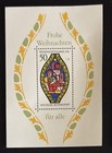 West German Christmas Stamps  3 Souvenir Sheets  1976-1978  Mnh