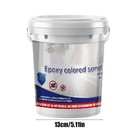 Marble Effect Epoxy Floor Coating High-gloss Floor Paint Waterproof   Anti-slip