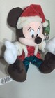 Disney Parks Christmas Holiday Santa Mickey Mouse Brown  15    Plush Toy 2023