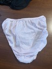 Vtg Pink Nylon Hi Cut Panties Small