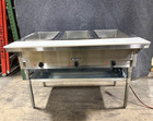 Adcraft St-120 3 Three Open Well 2250 Watt Steam Table W  Cutting Board - 120v
