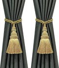 2 Pack Curtain Tie Backs Rope Tassels For Curtains Drape Tiebacks H