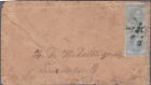 Confederate Cover Bearing Two Csa 7l Five Cent Stamps