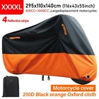 4xl Motorcycle Cover Outdoor Storage All Season Protection Cover With Lock-holes
