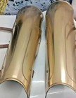 Medieval Knight Leg Greaves Gothic Armor Set   Larp Warrior Leg Guards