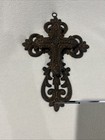 Cast Iron Religious Cross Decorative Rustic Wall Hanger