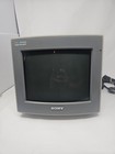 Sony Cpd-9000 Trinitron Super Fine Pitch Color Monitor 9  With Cables