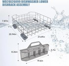 Lower Dishwasher Rack Assembly For Ge Dishwasher Replaces Wd28x26099