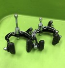 27  Road Bike Bicycle Aluminum Alloy Side Pull Brake Caliper Black F   R