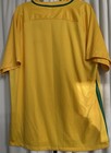 Nike Brazil Cbf 2016 Authentic Dri-fit Soccer Jersey Men   s Xxl Yellow Excellent