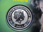 2007 Australia  1 Silver Koala - Perth Mint Holder - 1 Oz  -   999