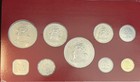 1974 Coins Of The Bahamas Uncirculated Specimen Set  Franklin Mint   9  Coins