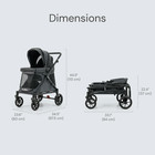 Familidoo Q1 2 0 Stroller Wagon   Charcoal Gray 