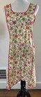 Vintage Full Bib Apron Lot Of 2 Handmade Cotton