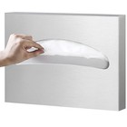 Toilet Seat Cover Dispenser Wall Mount 304 Stainless Steel Single Fold Holds