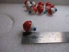 12 Small Hi Vtg Round Plastic Snap On Fishing Floats Bobbers Panfish Trout Usa